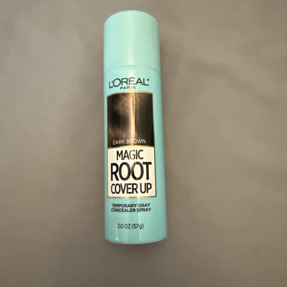 L'Oréal Paris Magic Root Cover Up Temporary Gray Concealer Spray, Dark Brown...